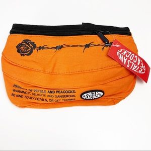 PETALS AND PEACOCKS FANNY PACK